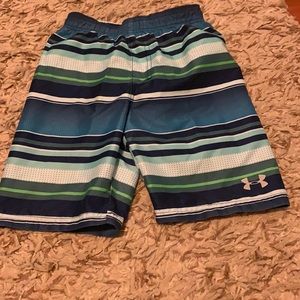 Under armor swim shorts size 7.